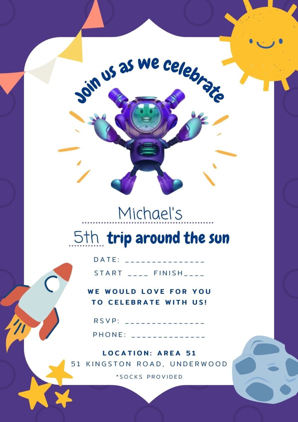 Party Invitations | Birthday Party Venue in Brisbane | Area 51